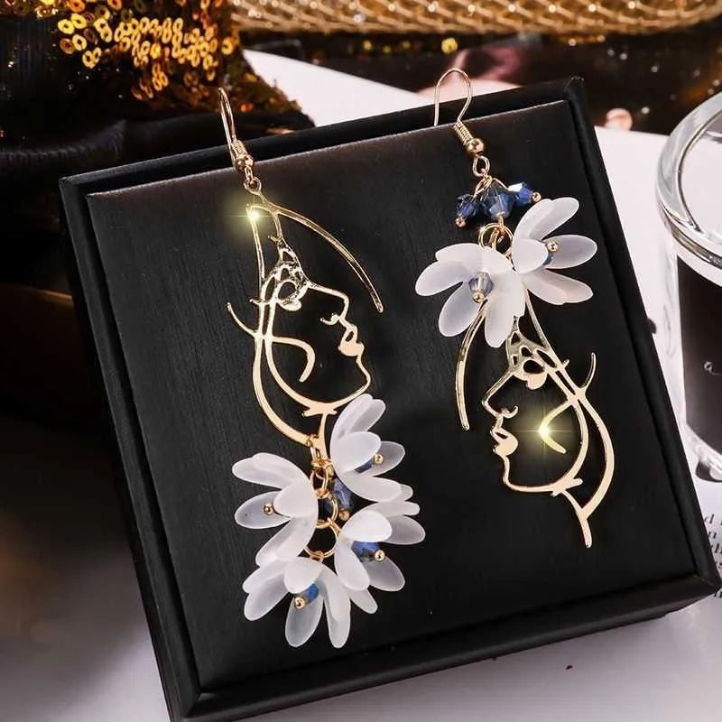 Bohemian Flower Hanging Earrings