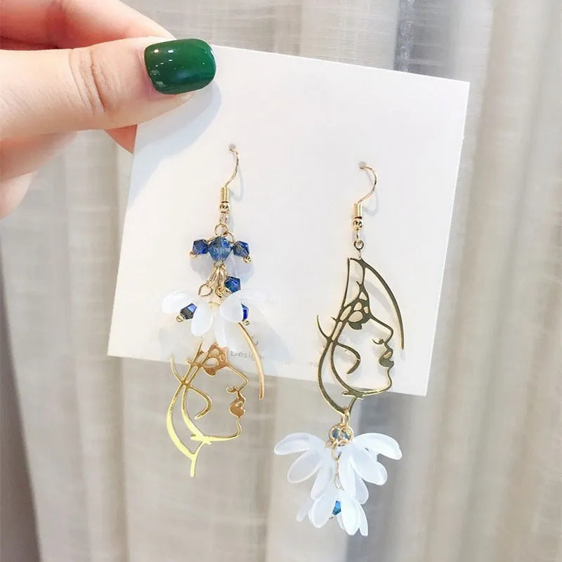 Bohemian Flower Hanging Earrings